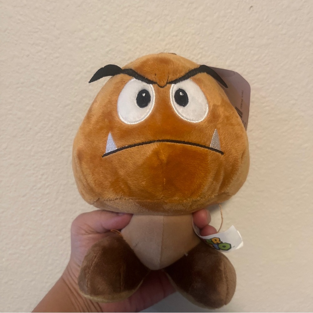 Goomba Nintendo Super Mario Plush Stuffed Animal 7" New